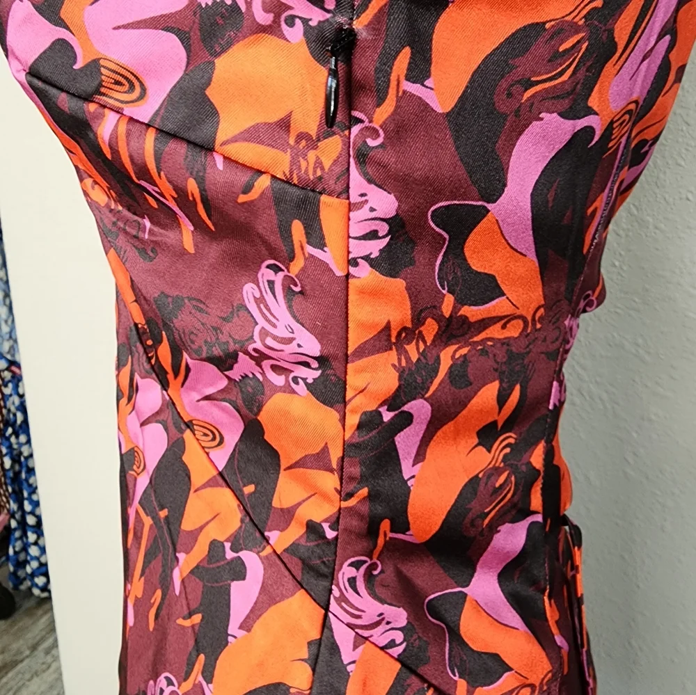 Staud Cut-Out Back Dress in Plum Sirens Size 4 - Picture 9 of 11
